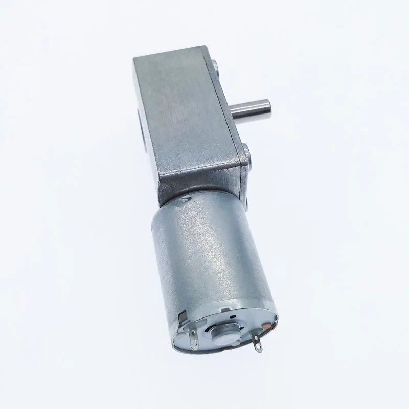 ZGY370 DC 12V Gear Reduction Motor Worm Reversible Turbo Geared Gearbox Reducer 2RPM - 100RPM 200RPM 46/32