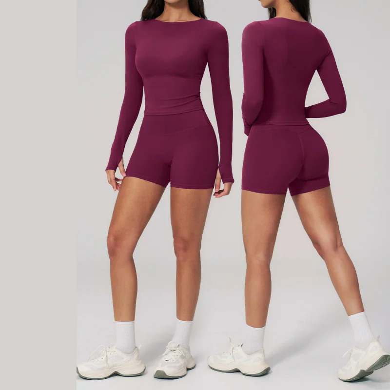 women's-tracksuit-sexy-outfits-fitness-yoga-long-sleeve-set-casual-quick-drying-sports-running-shorts-sets-woman-2-pieces