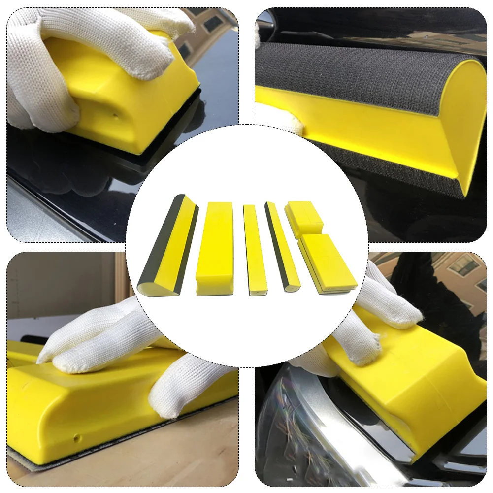 مجموعة مكعبات الصنفرة اليدوية المحيطة مكونة من 7 قطع لتلميع الخشب وإصلاح الأثاث وتطبيقات الإعداد #4