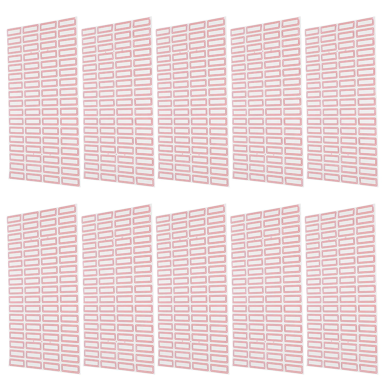 

68 Sheets Writable Self Adhesive Labels Blank Printable Stickers for Folders Name Tags File Organization Kitchen Pantry