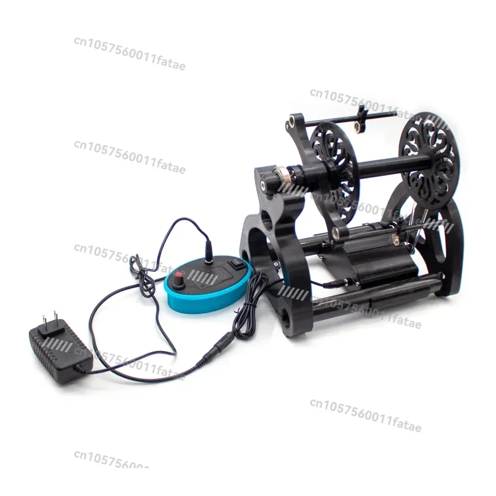 

For AC100-240v Household Digital Display Mini Electric Spinning Wheel, Wool Fibre Twisting, Forward and Reverse