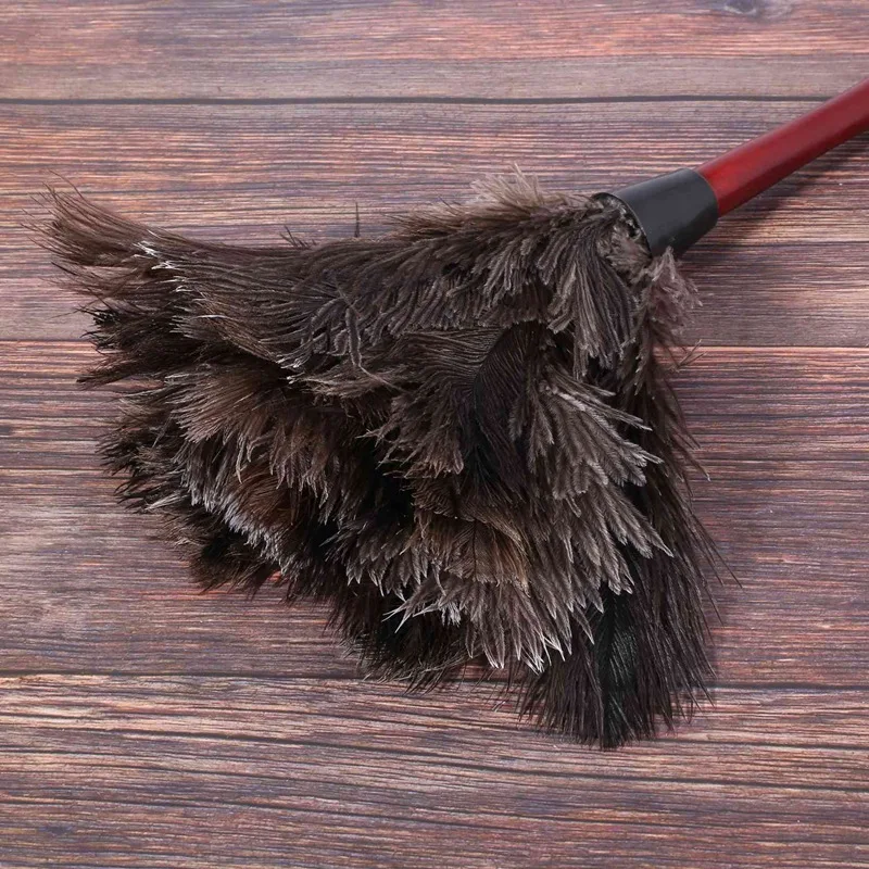 2x Strauß Reinigung Feder Staub tuch Strauß Staub tuch Straußen feder Staub tuch weiche Federn Staub tuch