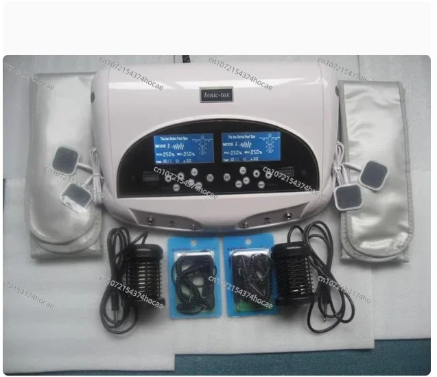 Foot bath hydrotherapy negative ion detoxification instrument foot soaking machine detox foot spa double cell meridian