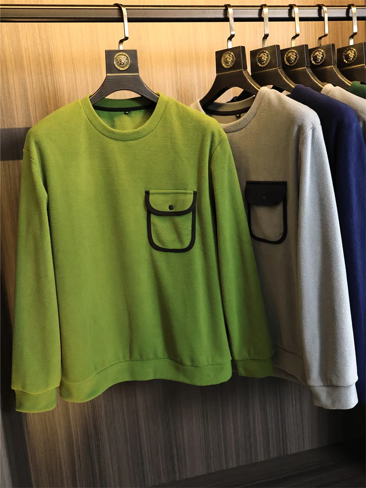 Winter Clothing Manufacturers - Fashionable Oversized round Neck Sweatshirt Pure