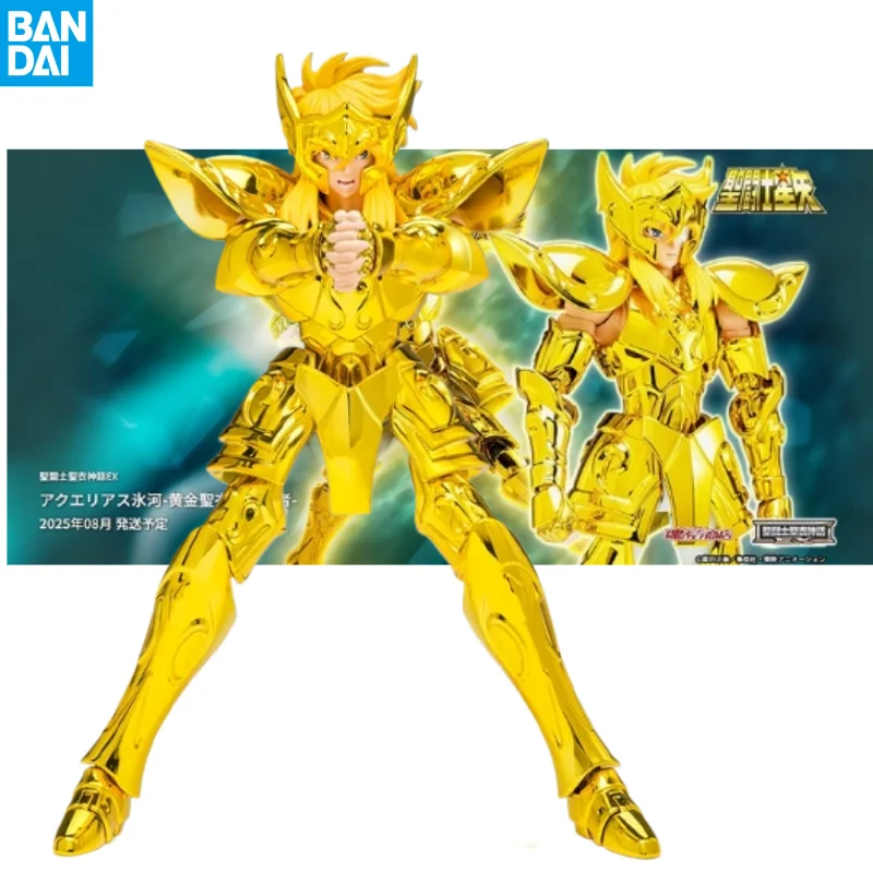 

Original Bandai Saint Cloth Myth EX AQUARIUS HYOGA Successor of the Golden Cloth In Stock Anime Action Figures Mode Toys