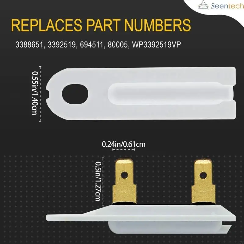 5 قطعة 3392519 مجفف مصهر حراري لاستبدال 694511 80005 WP3392519VP AP6008325 3388651 ملحقات ماكينة التجفيف
