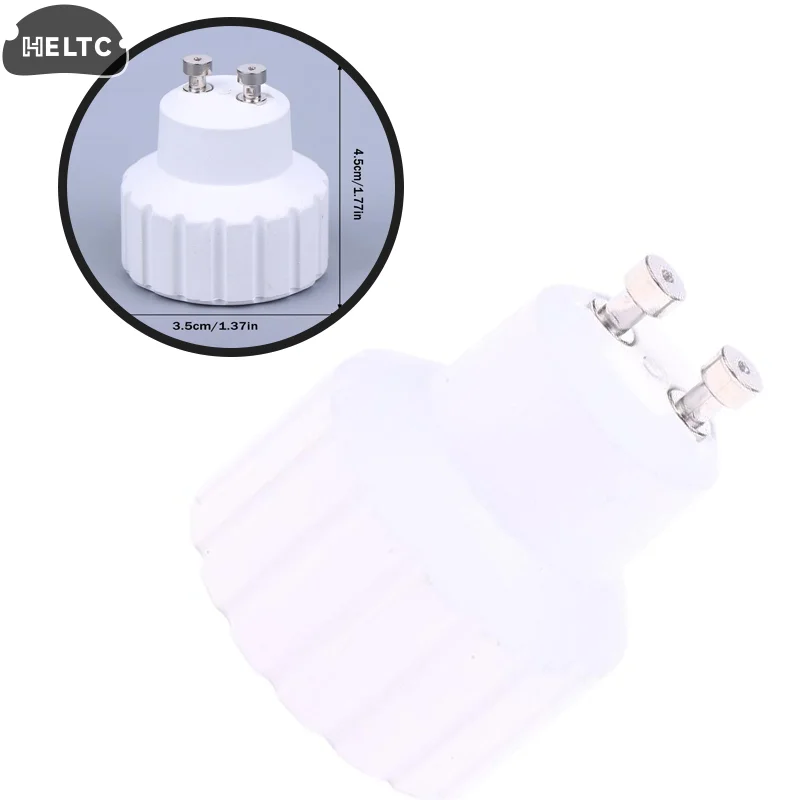 1/3/5PCS White GU10 To Gu10 Gu10-Gu10 CFL LED Spotlight Socket Extender Lamp Bub Base Holder Converter Adapter
