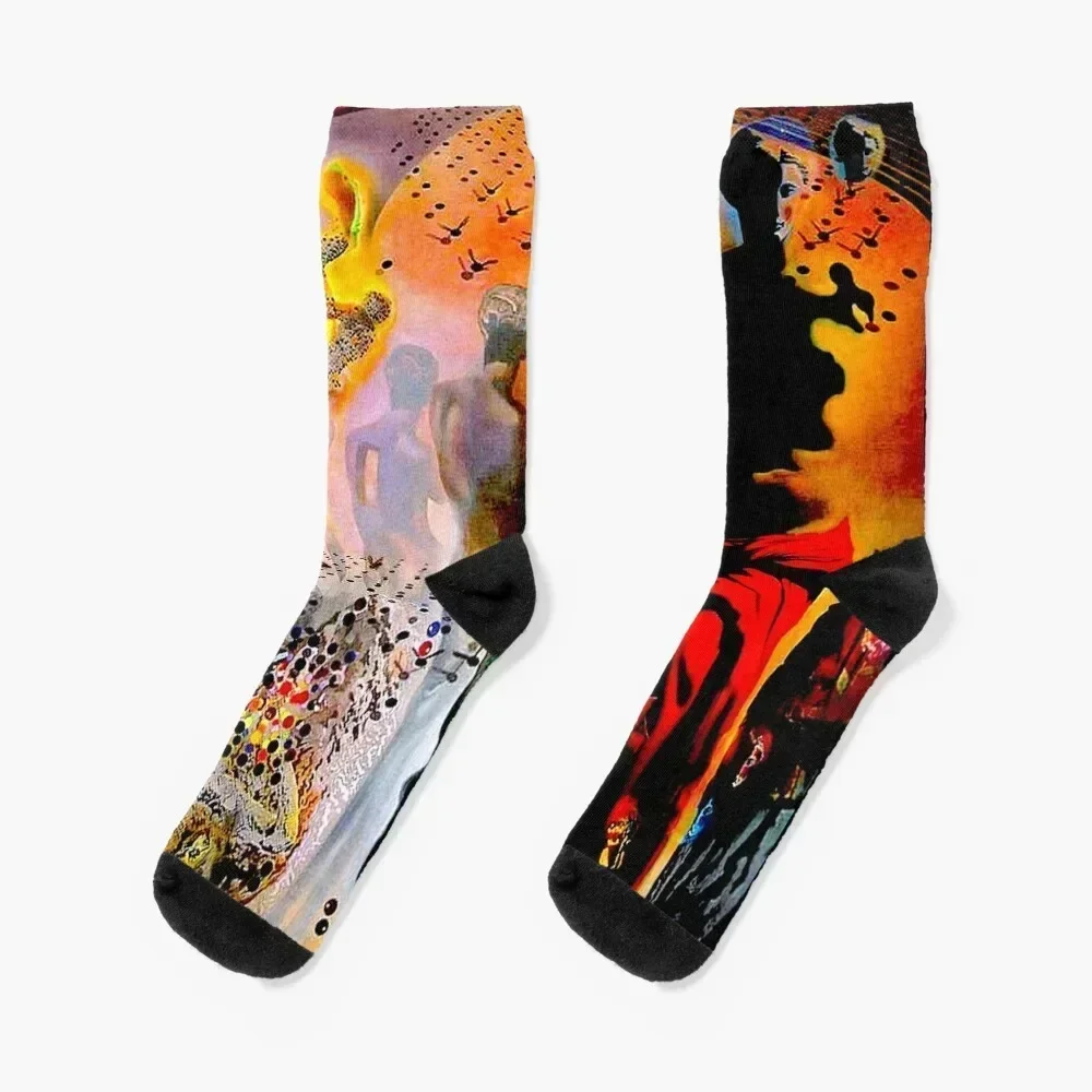 VENUS DE MILO : VintageAbstract Surreal Print Socks retro snow luxury Socks For Women Men's