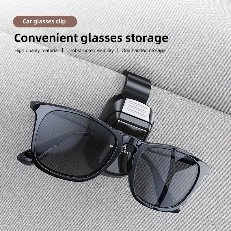 

Car Glasses Clip For Peugeot 3008 2008 207 208 308 307 508 Auto Sun Visor Glasses Holder Sunglasses Storage Clip Car Accessories