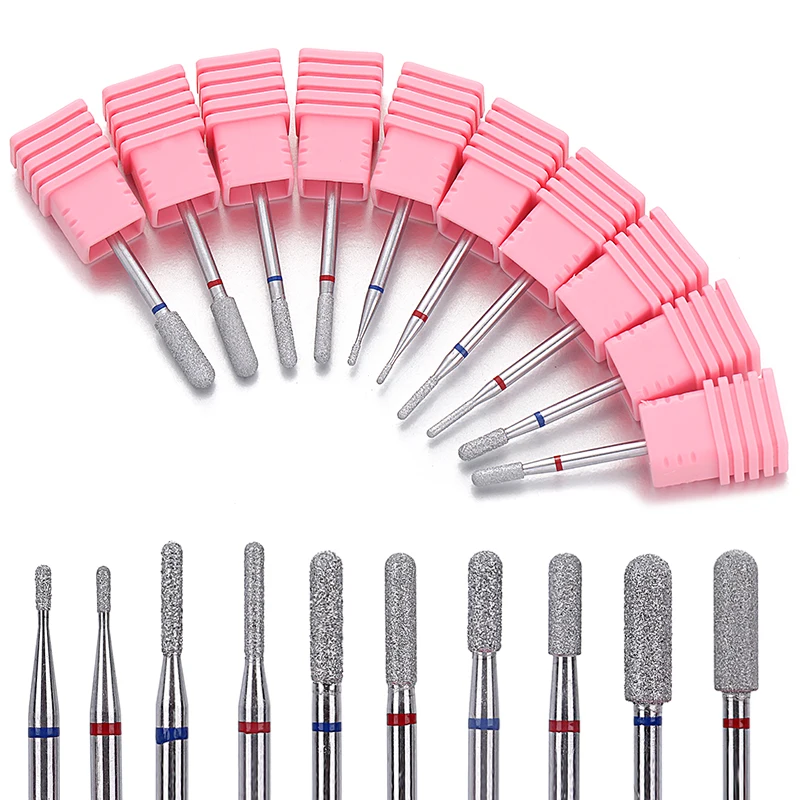 TFSCLOIN 1PC Elektrischer Nagelbohrer Fräser für Maniküre-Zubehör Pediküre-Maschine Nagelfeile Gel-Lackentferner Werkzeug