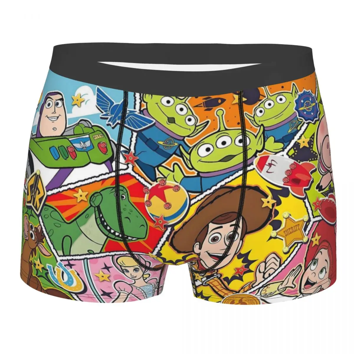 

Custom Male Fashion Toy Story Mangas Bright Color Underwear Popular Boxer Briefs Stretch Shorts Panties Underpants