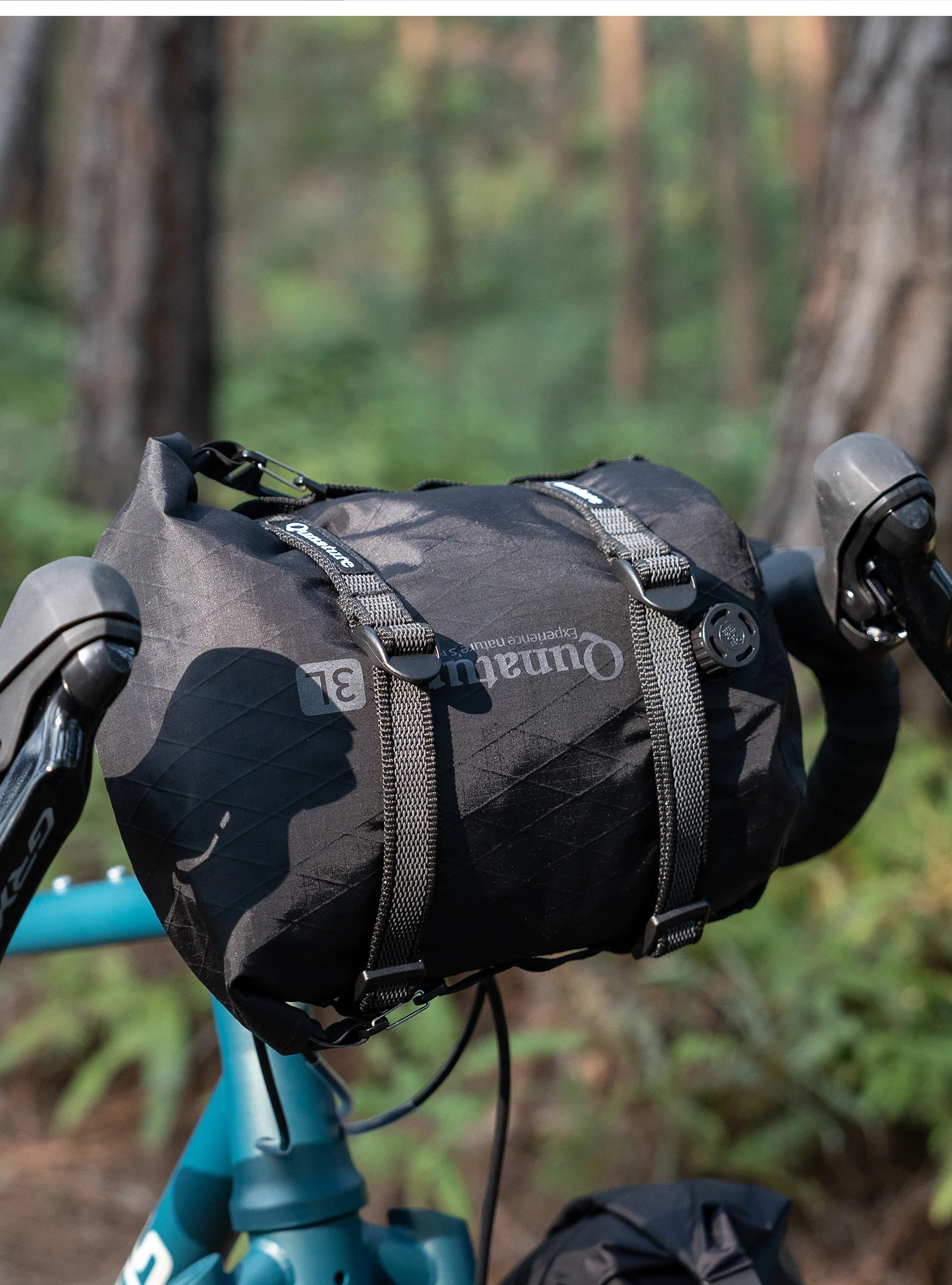 Qunature Fahrradtaschen, wasserdichte komprimierbare Taschen, Taschen für Gepäckträger, Bindegurte im Freien, Gepäckseile, Ladungsfixierung, Bindegurte – für Straßenräder, Mountainbikes und Reiseräder – Detail 23