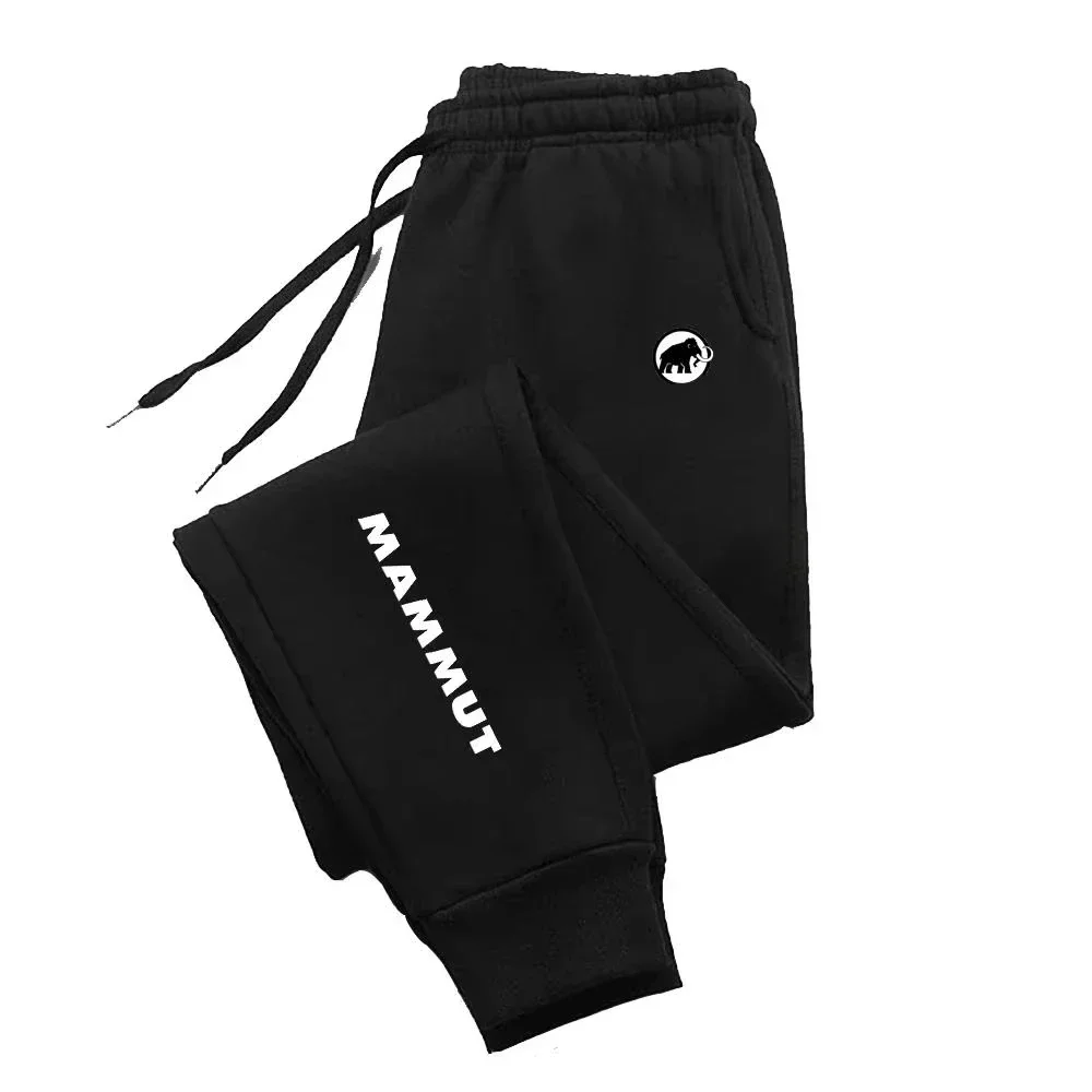 

2025 Men's outdoor activity fashionable thick pants new casual loose printed sports pants for spring and autumn winter Fashion
