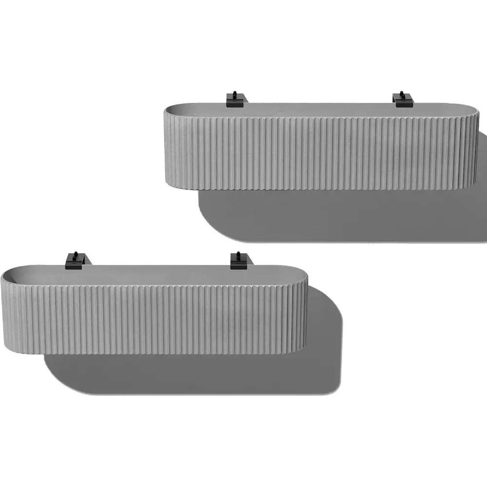 

Подвесное кашпо для подоконника/балкона | Композитный пластиково-каменный материал с кронштейном для ограждений | Декор или украшения