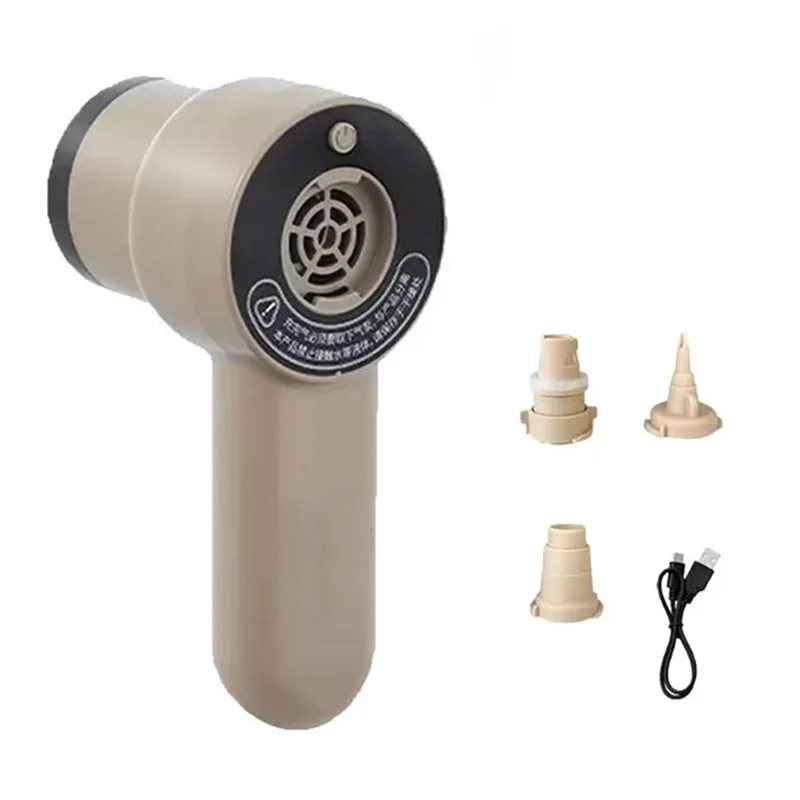 B84B-Electric Air Pump Brushless Motor High Flow Wireless Inflator Air Compressor For Small Air Mattress Kayak Paddle