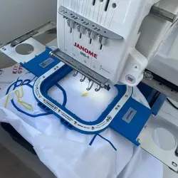 Janome magnetic hoops for MB-4 MB-7S MB-4S MB-7 etc. Magnetic Hoops Embroidery Hoop Mighty Frame Mighty Hoops for Janome Machine
