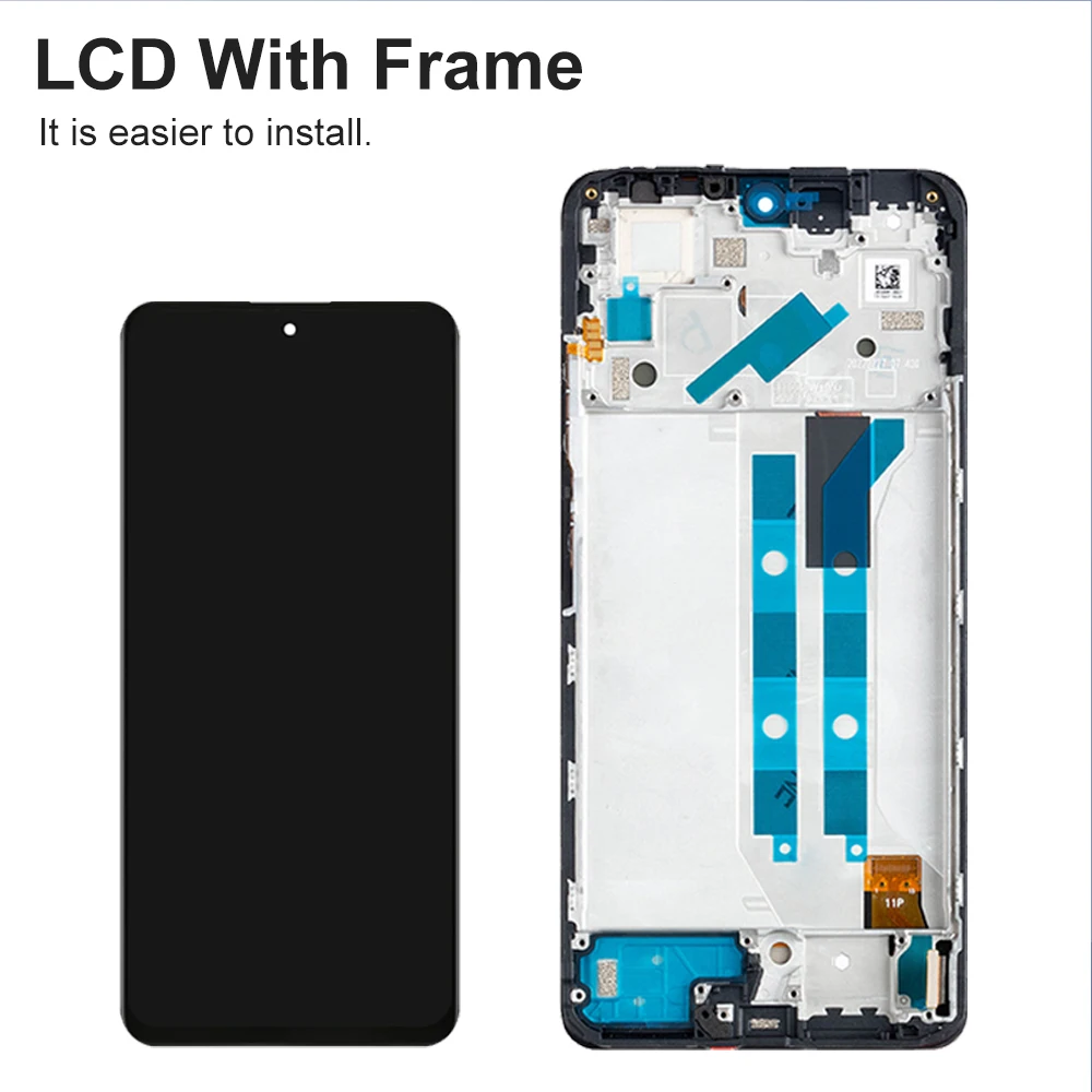 LCD Screen for Xiaomi Poco X4 Pro 5G 2201116PG LCD Display Touch Screen Digitizer with Frame for Poco X4 Pro 5G Screen Assembly