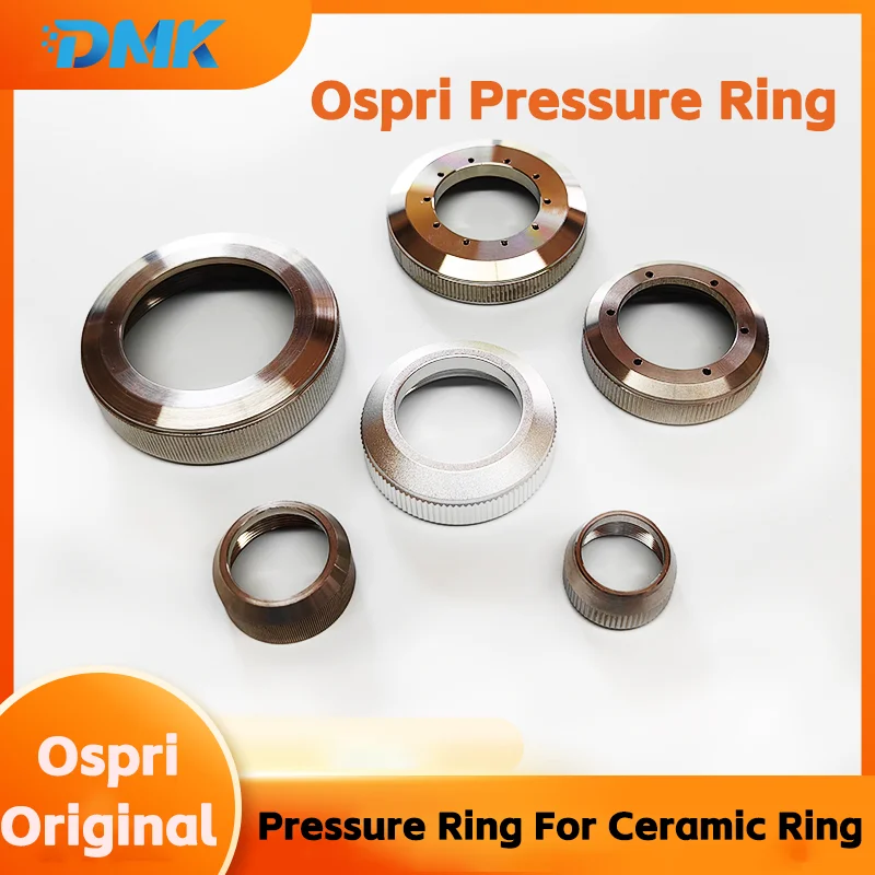 OSPRI-Pressure Ring com bocal cerâmico, cabeça de corte a laser, Lock Nut Fiber, Body Pressure Ring, Original