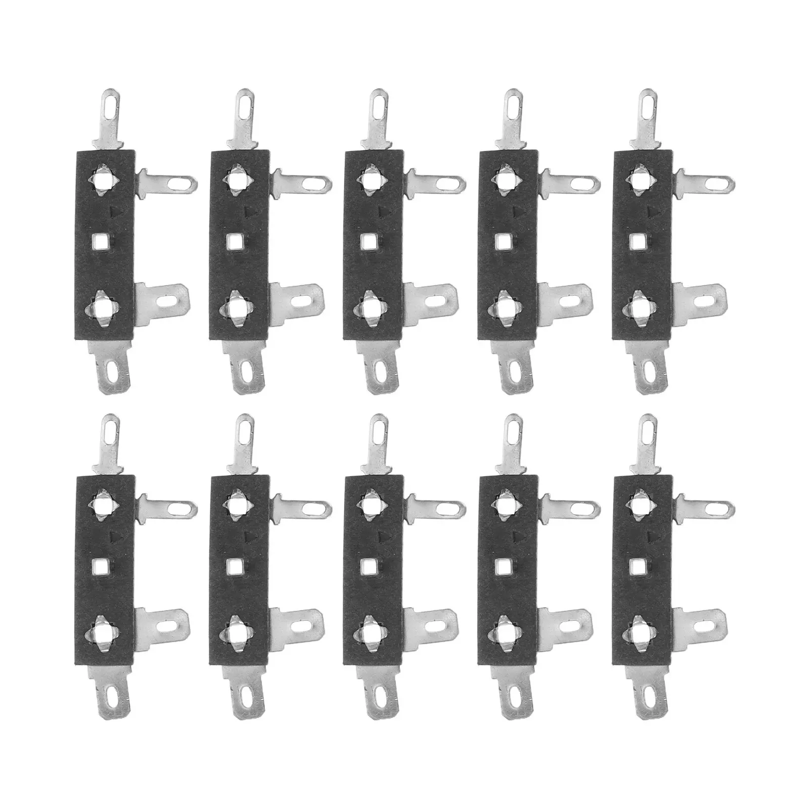 10Pcs Speaker Terminal Connectors Set High Conductivity Push Terminal Design for DIY Speaker Repair Car Audio Subwoofer Woofer
