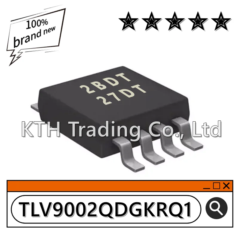 10Pcs/Lot Orginal New TLV9002QDGKRQ1 TLV9002-Q1 TLV9002Q VSSOP-8 Operational amplifier chip Electronic components integrated IC