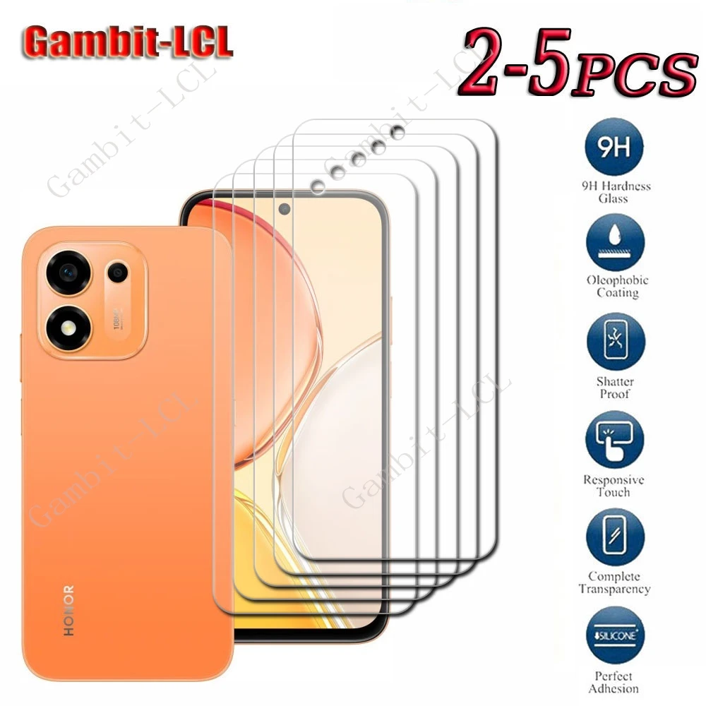 2-5 قطع من الزجاج المقوى 9H HD لهاتف Honor 600 Smart 5G Honor600Smart 600S X7e Plus X7ePlus Honor600S واقي شاشة غطاء فيلم