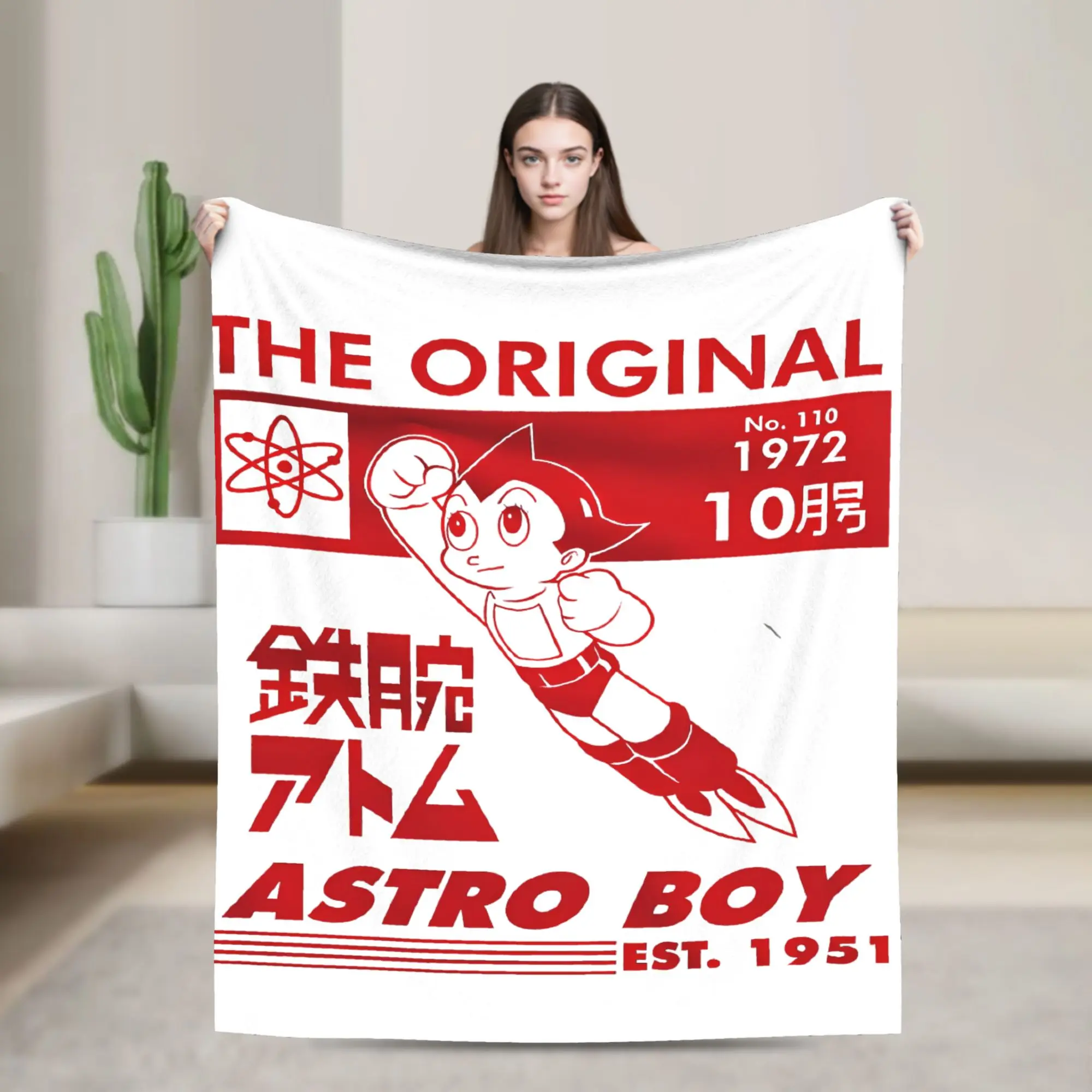 

Astro Boy Blanket Quality Super Soft Throw Blanket Spring Children Home Decor Fashion Bedspread