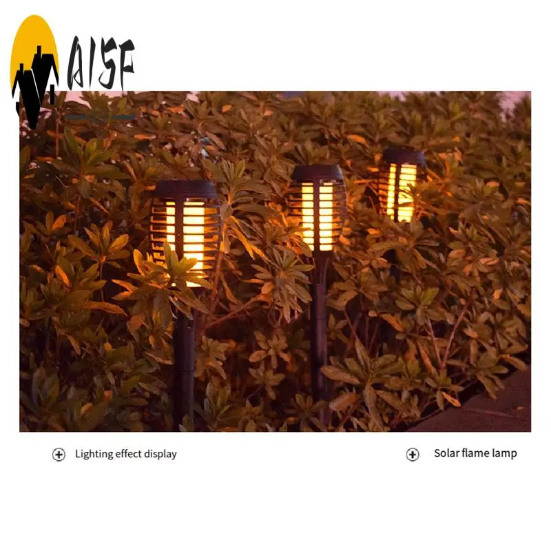 

A15F-4PCS Solar Torch Lights For Garden Decor 12 LED Solar Lights For Outside Waterproof Solar Lights Flame Torch Solar Light