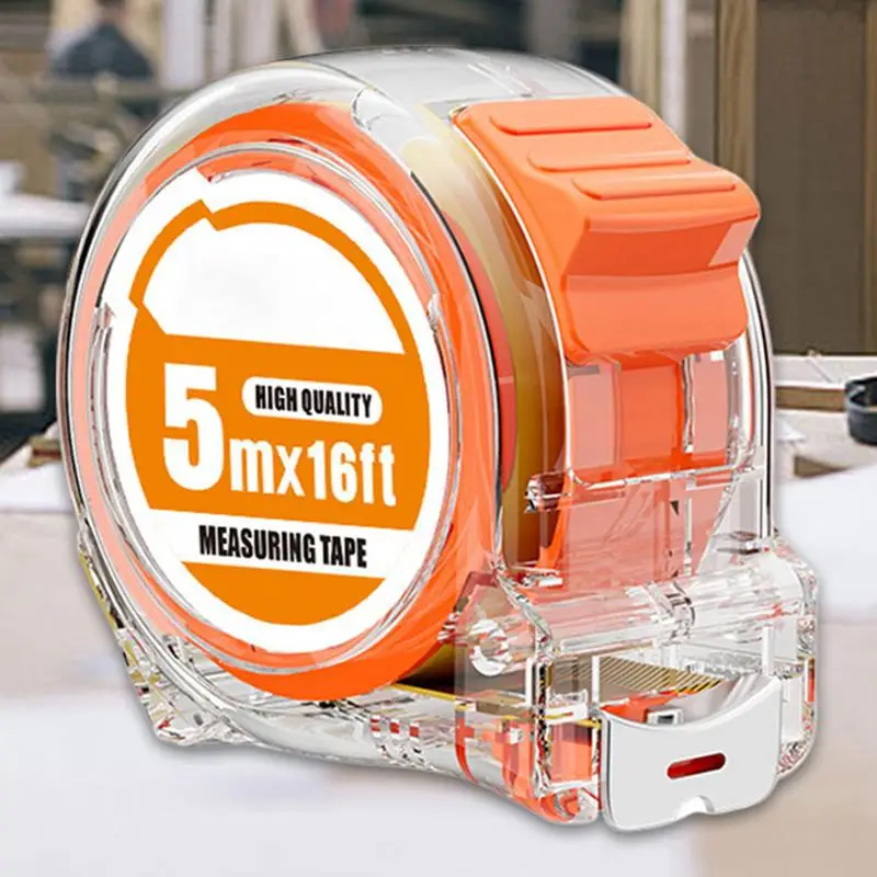 

16-футовая измерительная лента, выдвижная рулетка, профессиональный имперский измерительный инструмент, строительные линейки, линейные измерения