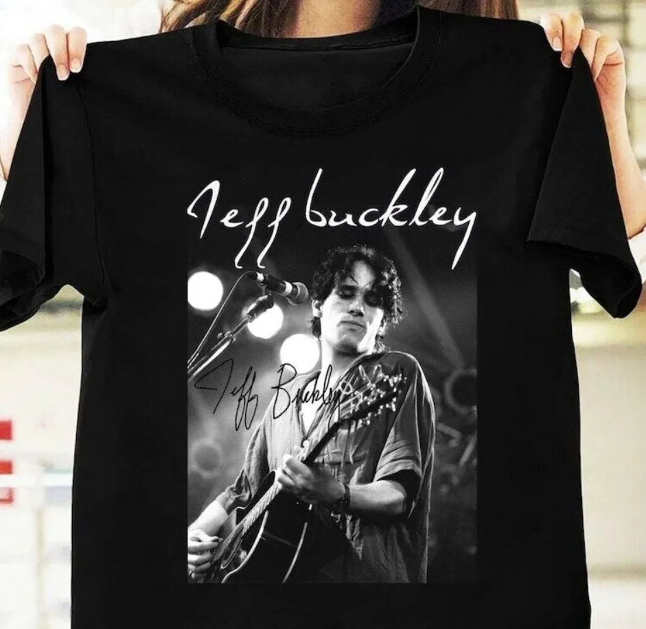 Camiseta con firma de concierto de Vtg Jeff Buckley para fanáticos, todas las tallas S, 5Xl