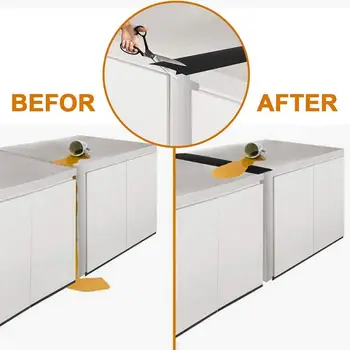 Silikonová rohož na sporák, kuchyňská podložka, žáruvzdorná rohož, chránič plynového sporáku, čisticí podložka na štěrbiny, olejové těsnění proti prachu, kryt sporáku 8 nejlepší prodej kryt mezery sporáku - №2