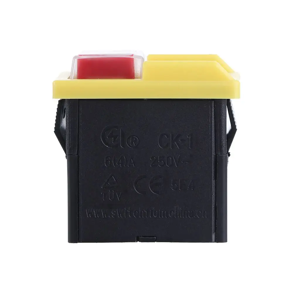 KJD6 5e4 AC 250V 6/4A On Off Electromagnetic Switch Saw Cutter Drill Switches Power Supply Box Switches Control Box
