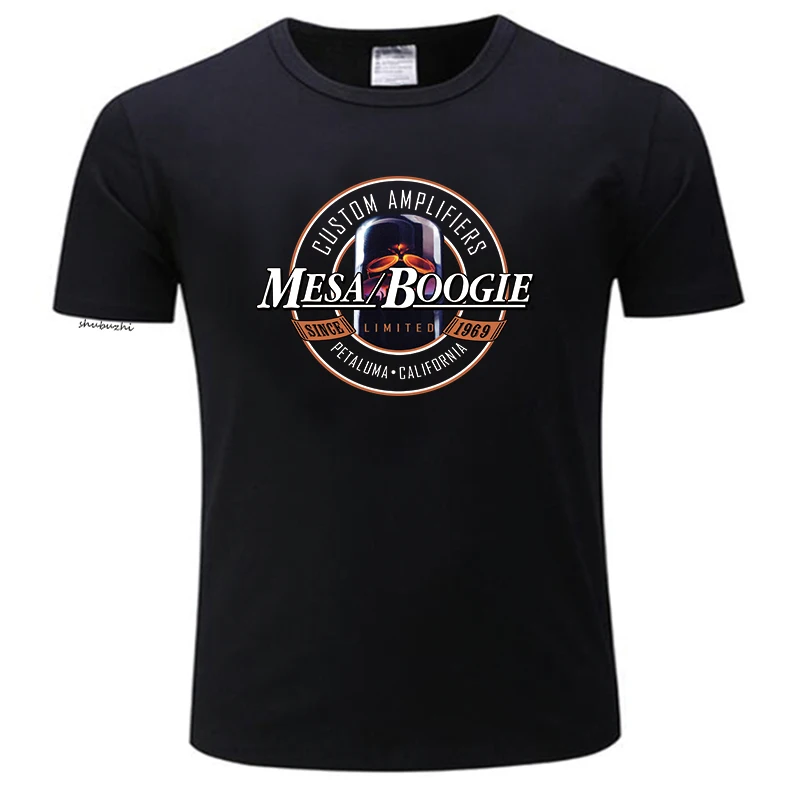 t-shirt men cotton Mesa Boogie Amp T-Shirt Blouse anime clothes black t-shirts for men summer t-shirt for man