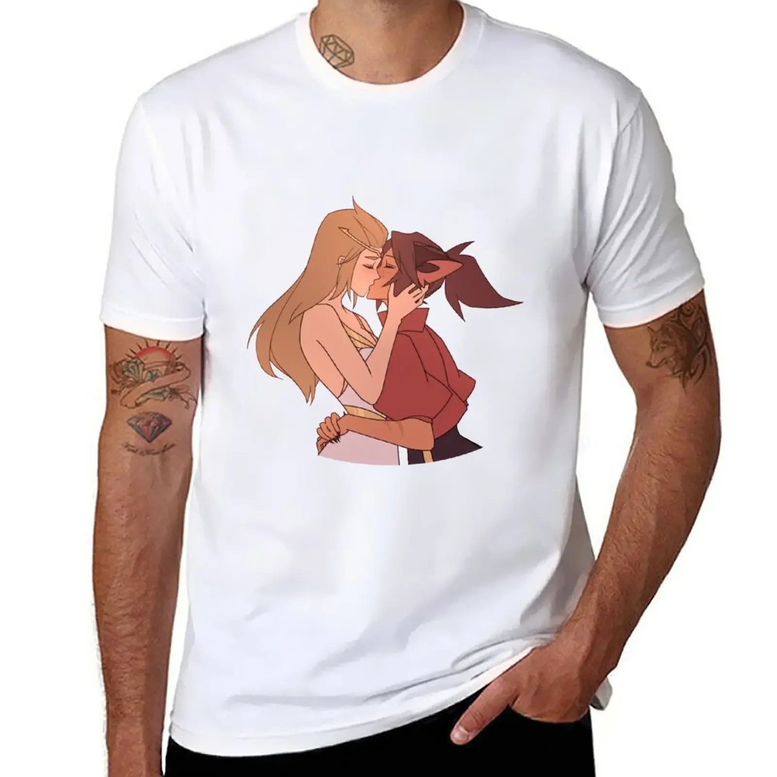 Shera Catra and Adora in Etheria T-Shirt sublime cute tops heavyweights mens graphic t-shirts anime