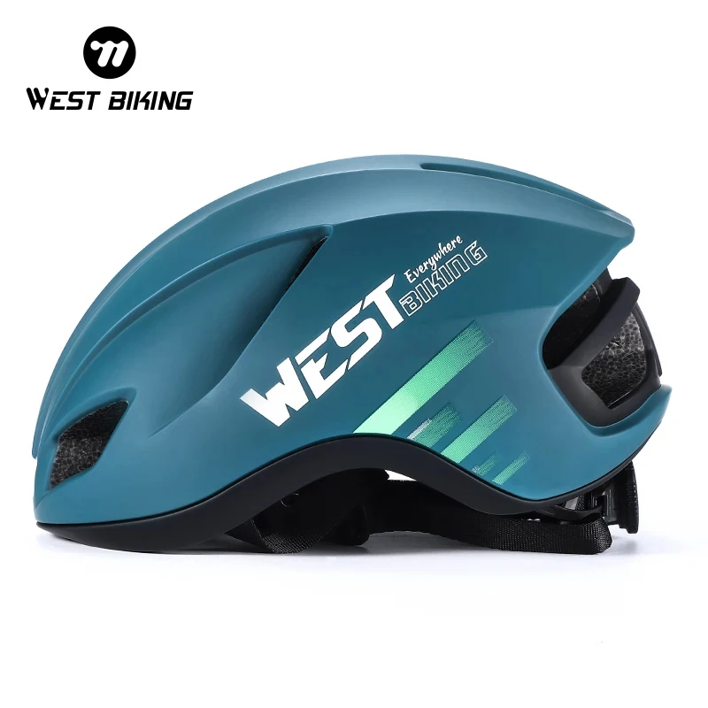 

WEST BIKING велосипедный шлем, Сверхлегкий защитный шлем для дорожного велосипеда, регулируемый внедорожный пневматический шлем