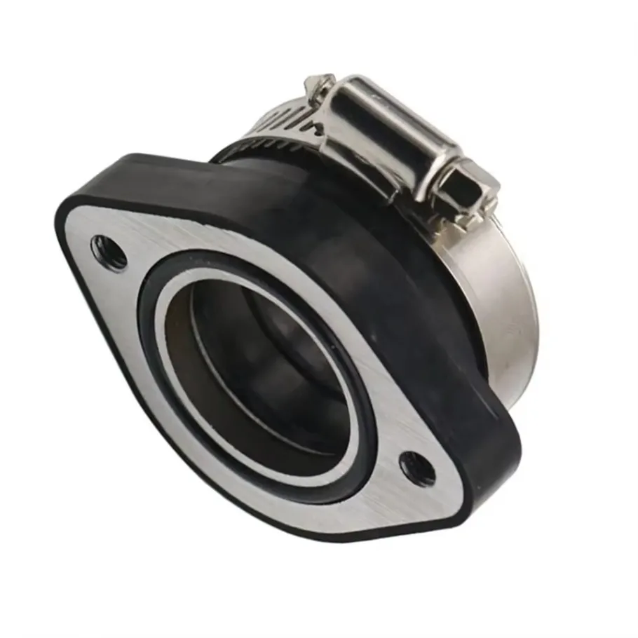 Adaptador de carburador de motocicleta de goma, colector de admisión de aire negro de 48mm, colector de carburador para PE 26 28 30 para Vm24 26 28 Dirt Bike