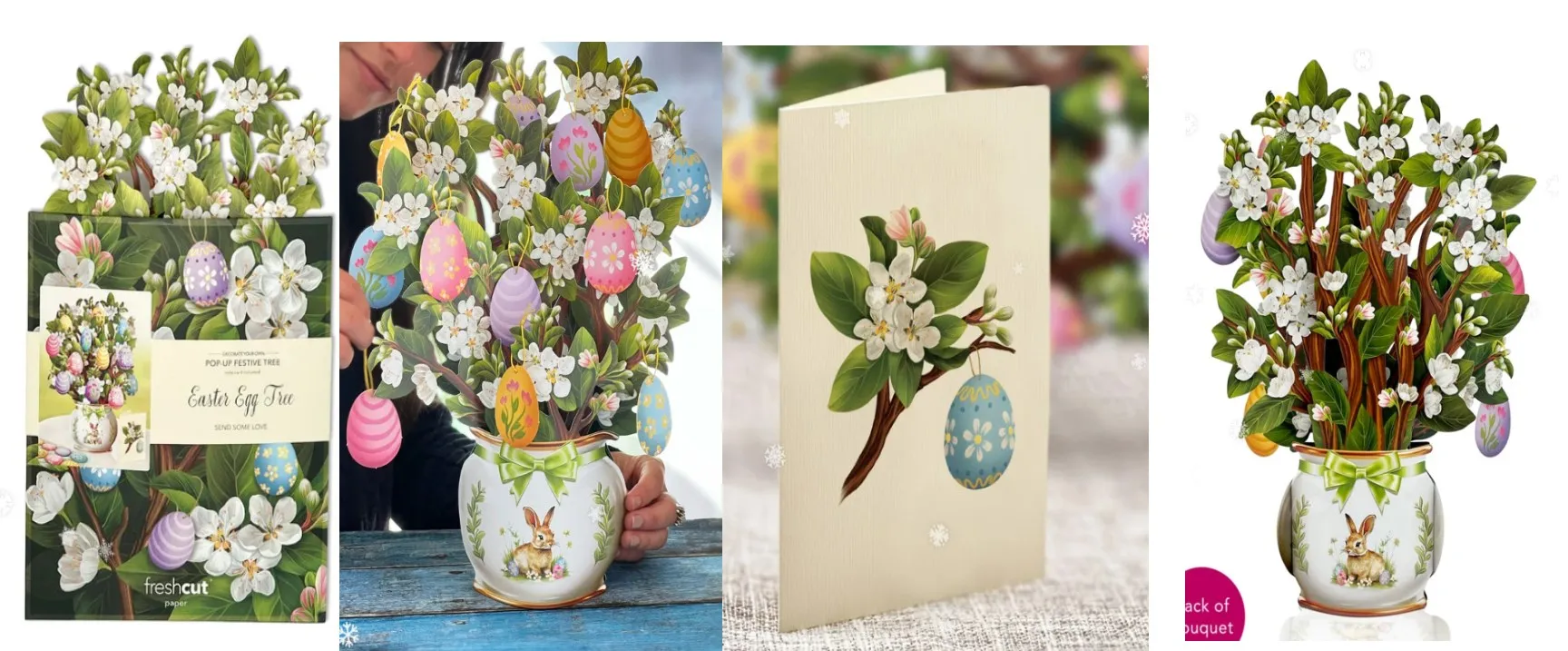 

New Easter Egg Tree Easter Egg Decorative Greeting Card Display Props Easter Wedding Music Bridal Shower Thank You Cards