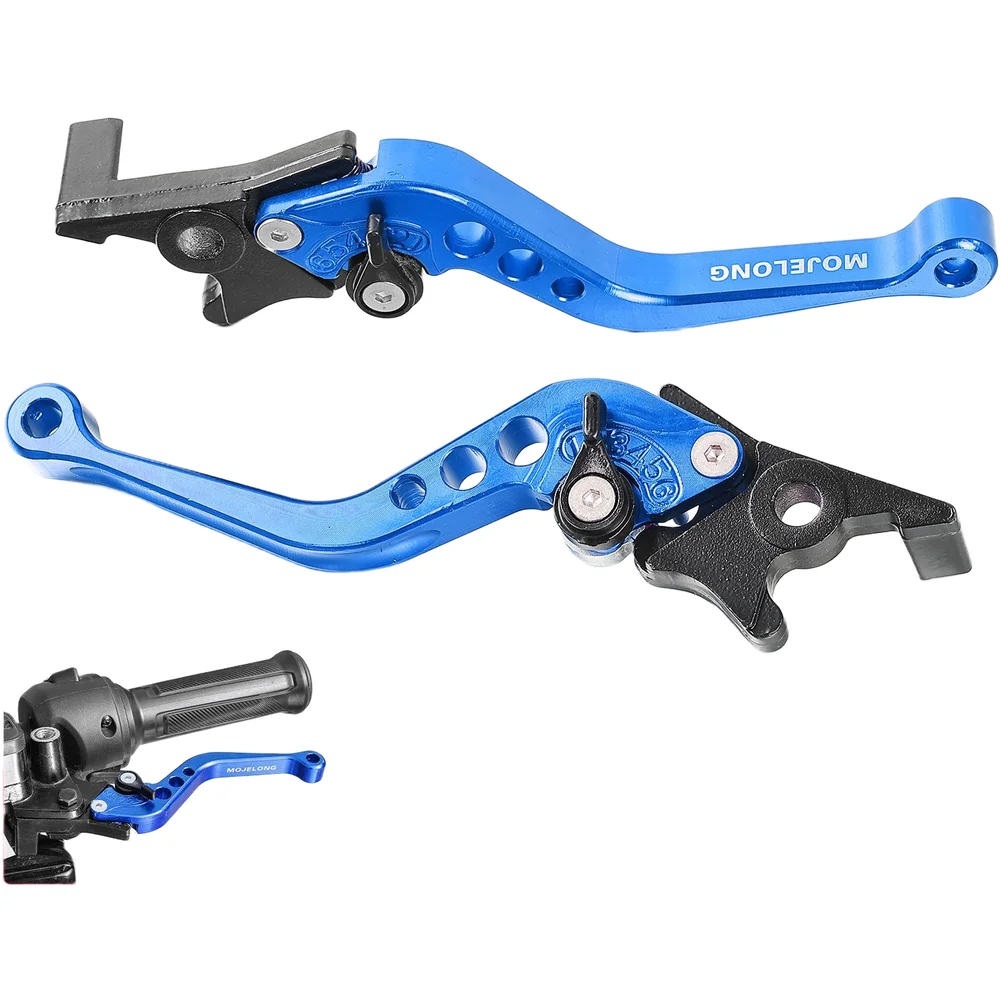 Six Level Adjustable Motorcycle Brake Lever Set Made from Aluminum Alloy for Lightweight Design and Enhanced Brake Control