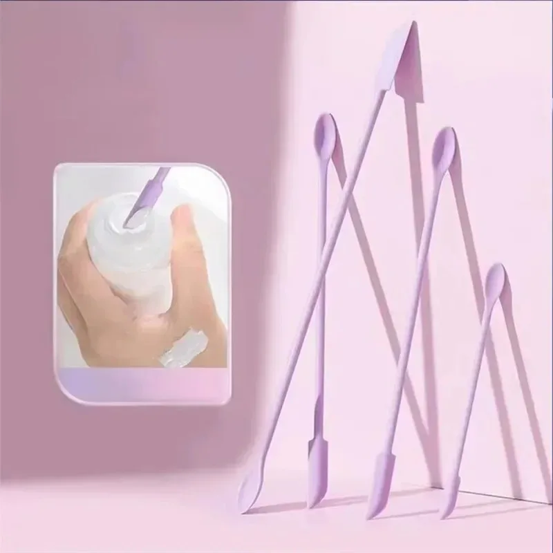 3pcs Silicone Spatulas Skincare Application Tools, Multi-Size Spatulas Suitable for Cosmetic Lotion Bottles, Jam Spatula.