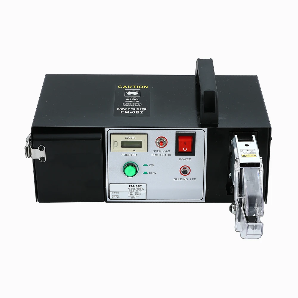 

0,25-10 мм2 2T электрическая машина для обжима клемм для свободных клемм, кабельные наконечники, пресс-машина для обжима проводов