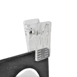 Clip a molla per cartella con morsetto in plastica Mini piccola con Display per carta d'identità in carta adesiva adesiva 300 pezzi