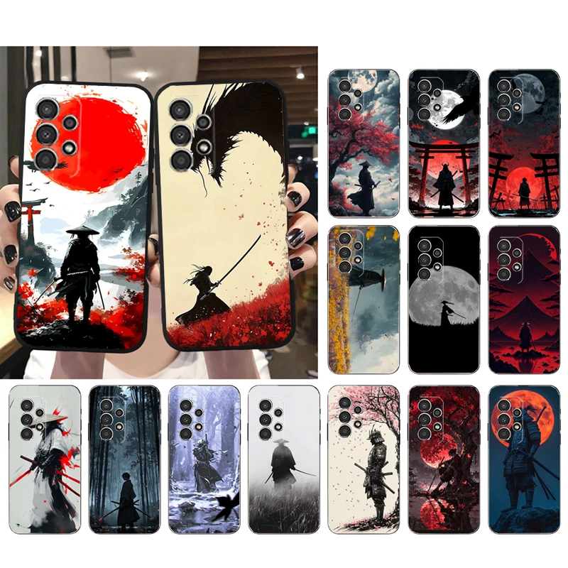 

Japanese samurai sword Anime Phone Case For Samsung A17 A55 A16 A56 A35 A15 A53 A54 A33 A34 A25 A05S A52 A52S A07 A26 A06