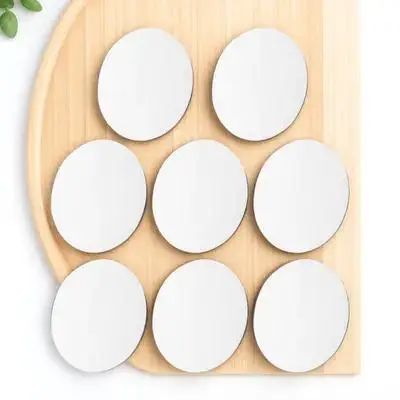 

8pcs Round Sheets 10Cm Small Acrylic For Diy Crafts Clear Mirror Lens Replacement Makeup Mirror Sheet Travel Vanity Decor Craft