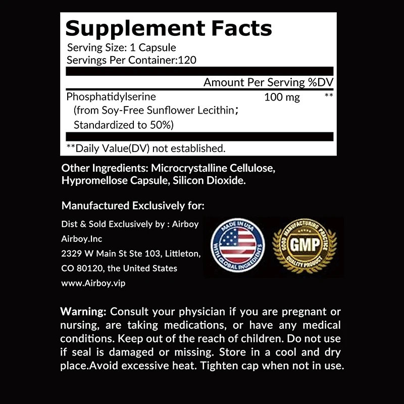 Kapsułki fosfatydyloseryny - poprawiają pamięć i koncentrację, odświeżają umysł, łagodzą stres