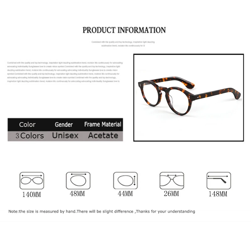 Polarized Sunglasses Men Retro Round Sun Glasses Women Johnny Depp KEPPE Brand Acetate Frame Driver UV400
