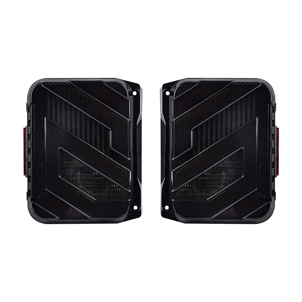 S-Design Led Achterlichten Voor Jeep Wrangler Jku Sport/Sahara/Rubicon 2007-2018 Punt Goedgekeurd Achterremlicht Met Richtingaanwijzer
