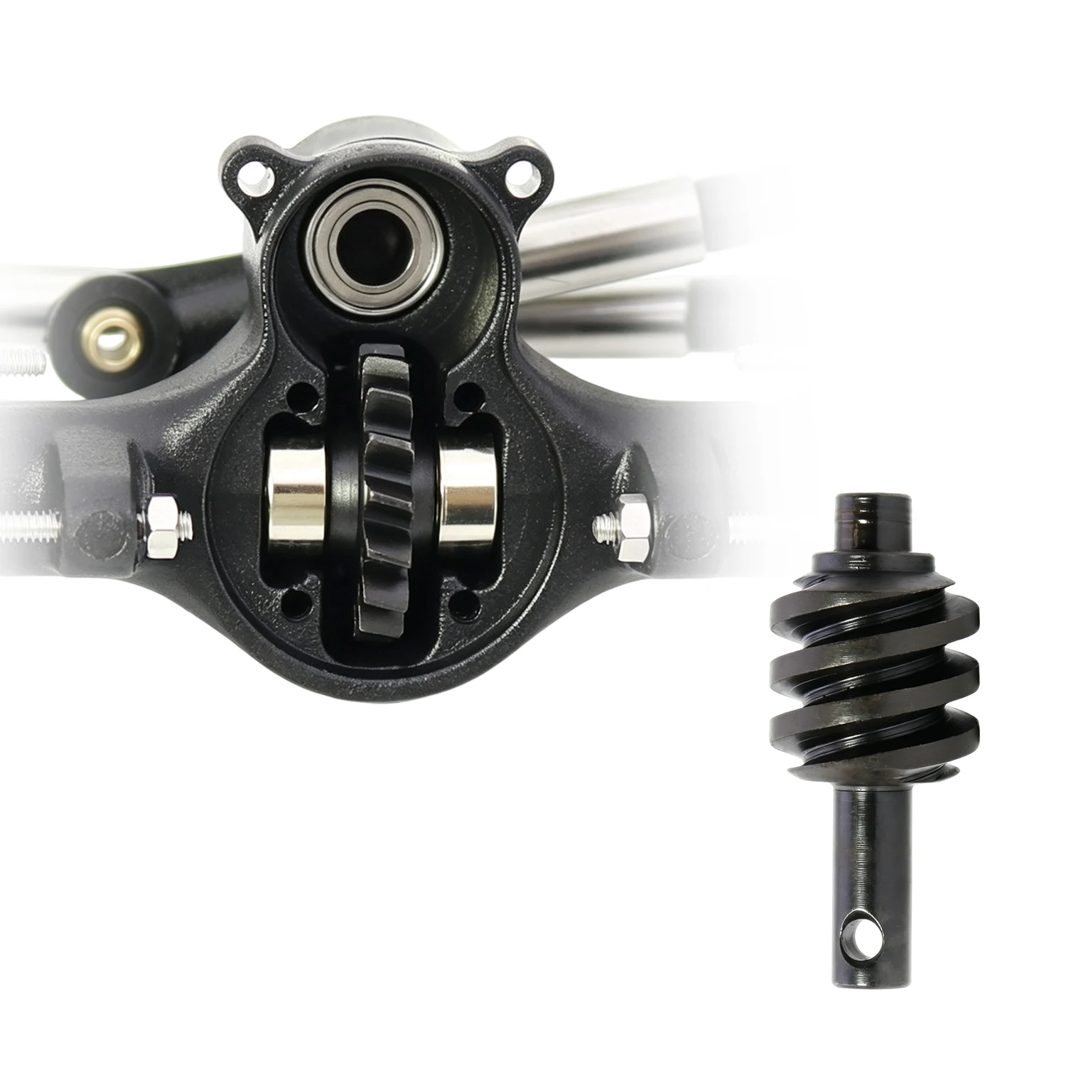 +4mm All Plastic Planet Front Rear Axles with 3-Section ISO CVD Max.52° for 1/24 Axial SCX24 900861 RC Crawler Car Upgrade Parts
