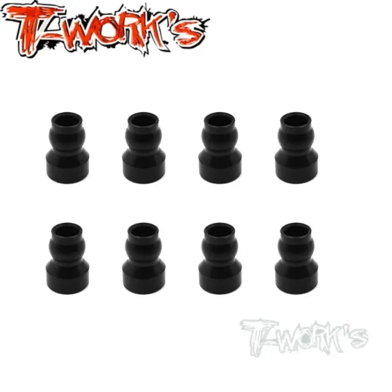 T Works POM Choque Cap Buchas para Kyosho Optima, Original, TE-138, 8Pcs Rc parte do carro