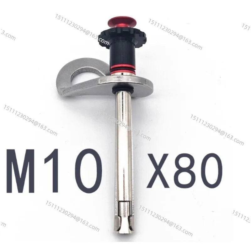M10 Rock Climbing Expansion Bolt X60 Detachable Anchor Point Quick-Release Spear Nail For Repeated High-Altitude Operations