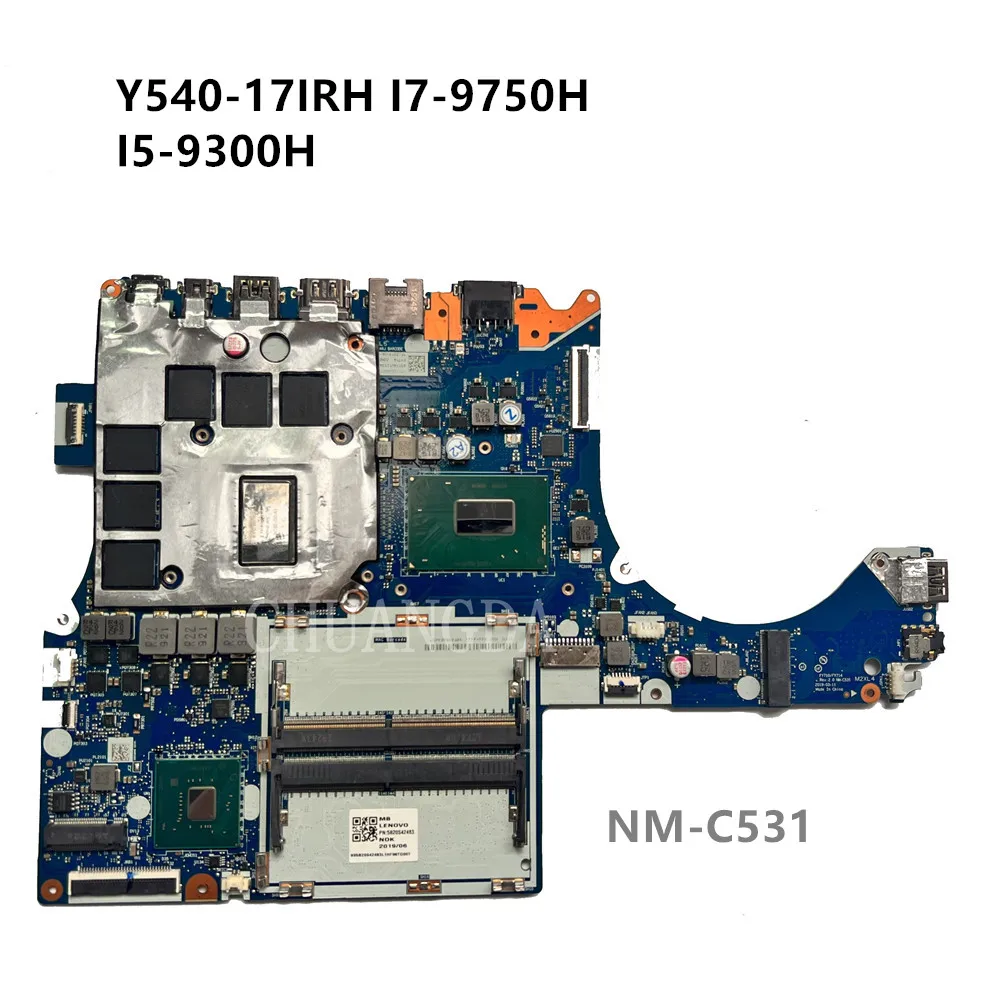 

NM-C531 For Lenovo Legion Y540-17IRH Laptop Motherboard I7-9750H Working I5-9300H GTX1660TI 6GB