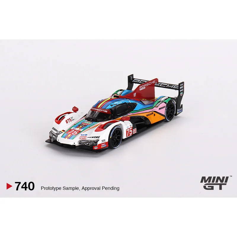 MINIGT 1/64 porsche963 mazida rX-7 bugatti EB110 voiture de sport voiture Vintage en métal moulé sous pression voitures jouets pour garçons recueillir ornements